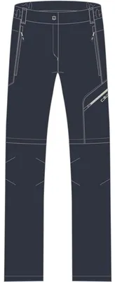Produktbild von CMP Damen Sporthose Pant Zip OFF Schwarz 48