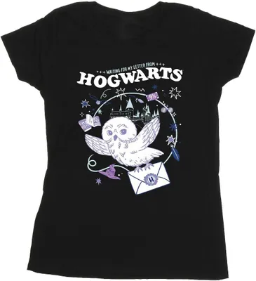Produktbild von Harry Potter - "Letter From Hogwarts" T-Shirt für Damen BI24046 (XXL) (Schwarz)