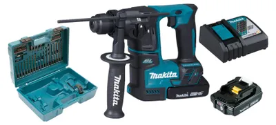 Produktbild von Makita DHR171RAX3 - Bohrhammer/Treiber - schnurlos - 2 Funktionen - 1,2 Joules Ladegerät enthalten - 18 V (DHR171RAX3)