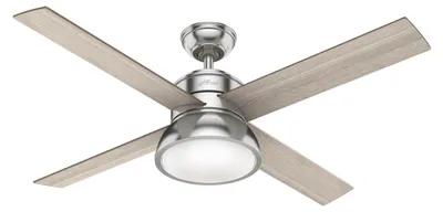 Obrázok produktu pre Hunter Loki stropný ventilátor 132 cm, brúsený nikel