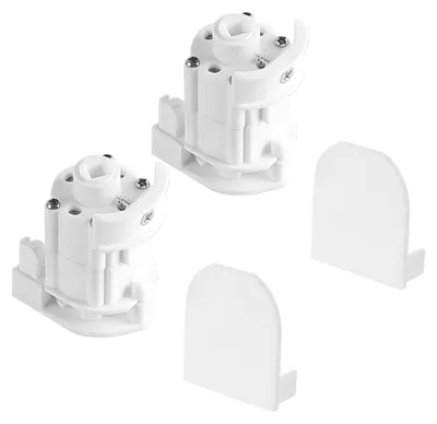 Rollo-Bedienungsmechanismus Zubehör 2er-Pack für 3,67x3,3 cm Schienen