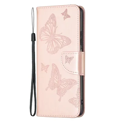 Produktbild von König Design Hülle kompatibel mit Xiaomi Redmi Note 11 / Note 11S Global Kunstleder Handyhülle - Handy Case Rosengold