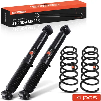 Productafbeelding van Frankberg 2x veer + 2x gasdrukdemper achter links/rechts voor Peugeot 5008 1.6L 2.0L