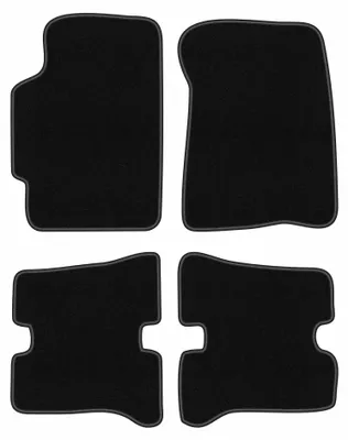 Image de Tapis de sol en moquette pour Mazda MX-6 II 1992-1997 (coupé) – jeu 4 pièces, noirs, sur mesure – Wielganizator BASIC