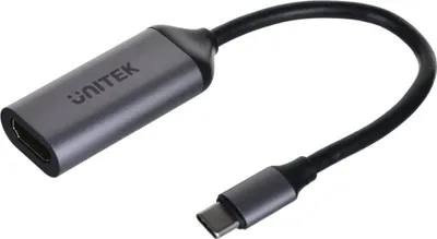Obrázok produktu pre UNITEK V1420A, 0,15 m, USB Typ-C, HDMI, Samec, Samica, Priamy