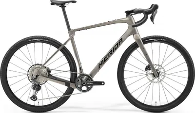 Produktbild von Merida Silex 7000 Gravelbike S Warm Slate Grey-Black, CF2 Carbonrahmen, Shima...