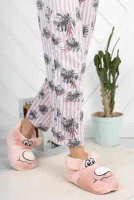 Produktbild von Panduf Hausstiefel Plüsch Rosa Größe 38