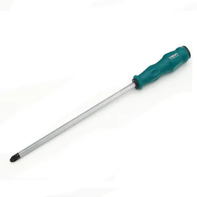 Kreuzschlitz-Schraubendreher Phillips, 410 mm, 8 mm, S2-Stahl, ergonomisch
