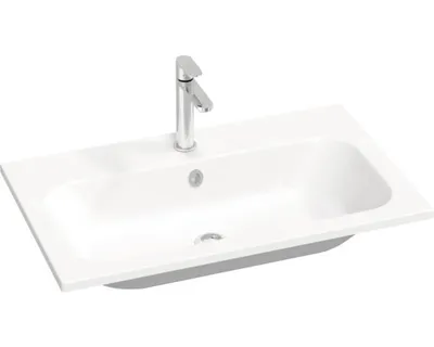 Image de Lavabo pour meuble RAVAK Chrome marbre blanc 800 x 155 XJG01180001