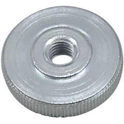 Produktbild von TOOLCRAFT DIN 467 - 5 ZN Rändelmuttern M5 DIN 467 Stahl verzinkt 10 St.