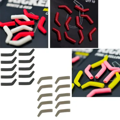 Produktbild von Korda Kickers - 10 Gummischläuche, Größe:Small - für Hakengr. 10-12, Farbe:Bloodworm Red