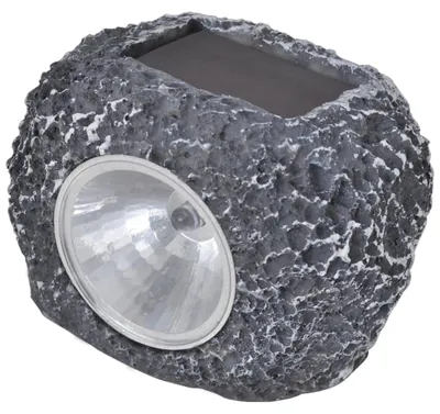 Obrázek produktu pro vidaXL Venkovní LED solární reflektor 12 ks ve tvaru kamene