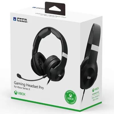 Zdjęcie produktu dla Hori Pro, Przewodowa, Gaming, 20 - 20000 Hz, 250 g, Zestaw słuchawkowy, Czarny, Srebrny