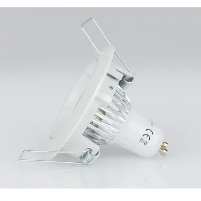 Produktbild von Runder LED Einbaustrahler 230V GU10 5W weiß