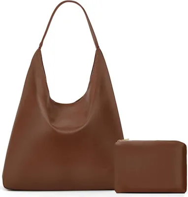 Produktbild von Große Wildleder Tote Bag Damen Handtasche Braun