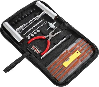 Produktbild von Famanu Bandenreparaturset 46-teilig - Universelle Reparaturwerkzeuge für Fahrzeuge