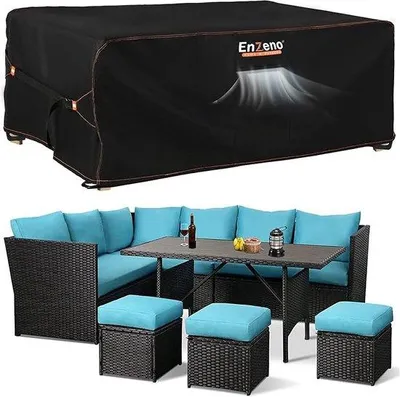 Produktbild von Famanu Schutzhülle für Gartenmöbel - Wasserdicht 242 x 182 x 100 cm
