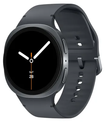 Produktbild von Samsung Galaxy Watch 8 3,81 cm (1.5") AMOLED 44 mm Digital 480 x 480 Pixel Touchscreen Graphit WLAN GPS