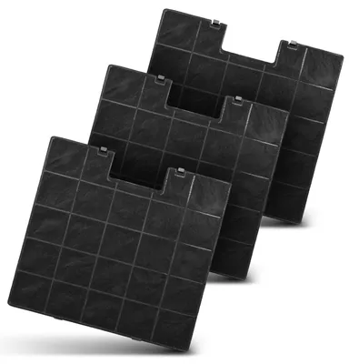 Produktbild von Geruchsfilter 3x passend wie Gorenje 180177 322147 Kohlefilter für Dunstabzugshaube