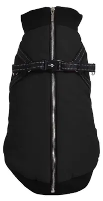 Produktbild von Bobby Safe Hundemantel mit integriertem Geschirr, Rückenlänge 32 cm, Fleece-Inne