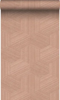 Produktbild von Origin Wallcoverings Tapete 3D-Muster Terrakottarosa 50 x 900 cm