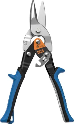 Imagen del producto de Tijeras de corte recto para metal - [escala interna en milímetros] - Tijeras para metal, ideales para placas de yeso, láminas acanaladas, - Producto nuevo