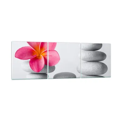Produktbild von Bilder auf glas - Spa buddhismus ruhig blume - 150x50cm - Glasbilder - Wandbilder - Kunstdruck - zum Aufhängen bereit - Wanddekoration aus Glas - Glas Bilder - Wandbild auf Glas - GCA150x50-2304