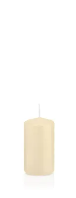 Produktbild von INNA-Glas Wachskerze Maeva, creme, 8cm, Ø 4cm, 12h - Germany - Stumpenkerze - Windlicht Kerze