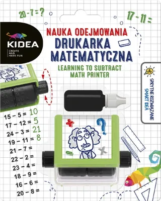 Produktbild von Kidea Drucker zum Erlernen der Subtraktion - spielerische Mathematik für die Kleinsten