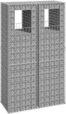 Obrázek produktu pro Maison Exclusive - Gabionové sloupy 2 ks 50x50x180 cm železo
