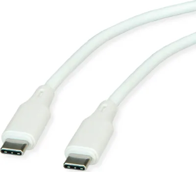 Zdjęcie produktu dla ROLINE 11.02.9126, 1 m, USB C, USB C, USB 2.0, 0,48 Gbit/s, Biały