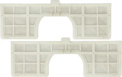 Produktbild von vhbw 2x Staubsaugerfilter kompatibel mit Samsung Navibot SR8847, SR8848, SR8849, SR8877, SR8850, SR8855, SR8857, SR8875 Staubsauger - Filter Weiß