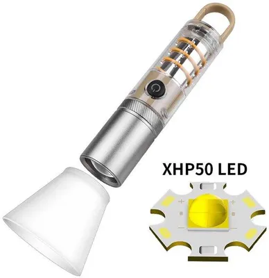 Obrázek produktu pro Venkovní LED kempingová lampa, multifunkční, přenosná, bílá