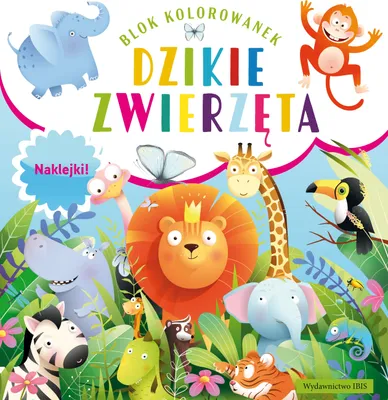 Immagine prodotto di Blok kolorowanek. Dzikie zwierzęta