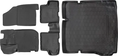 Image de 3D Tapis en caoutchouc pour Dacia Duster 2WD 2018-2021 et bac de coffre NORM