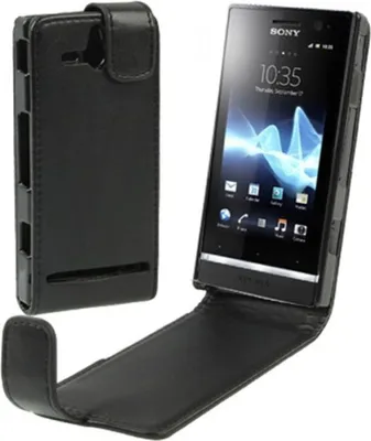 Produktbild von Schutzhülle Flip Tasche für Handy Sony ST25i Xperia U