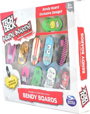 Produktbild von Spin master tech deck bendy vinger skateboards, 10-pack