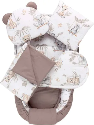 Produktbild von Happy Jungle 5-teiliges Set Comfort Babynest