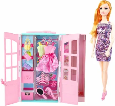 Immagine prodotto di Set di accessori moda per bambole da vestire per ragazze