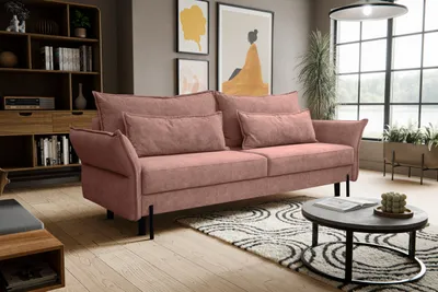 Produktbild von Kaiser Möbel Schlafsofa Volio mit Bettzeugcontainer Rosa