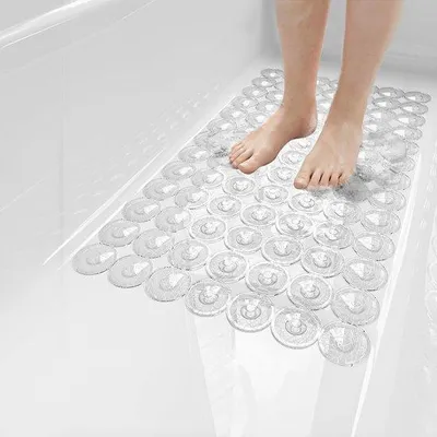 Produktbild von Famanu Duschmatte Antirutsch - 69 x 37 cm - Transparent
