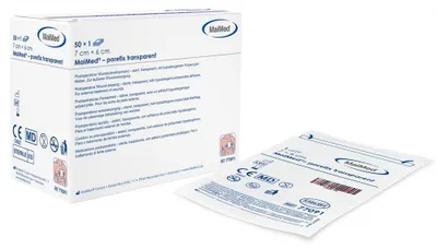 Produktbild von MaiMed-porefix transparent steril 10cmx9cm Wundschnellverband zu 25x1St./Box | Box (25 Stück)