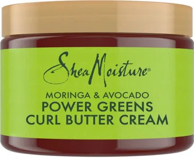 Productafbeelding van Shea Moisture Moringa & Avocado Power Greens Curl Butter Cream (326 ml)