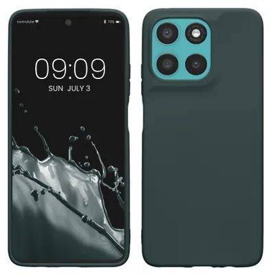 Produktbild von kwmobile Handyhülle für Motorola Moto G57 Power / Moto G67 Power Hülle - TPU Case - Kabelloses Laden - Schutzhülle Cover in Dunkler Schiefer