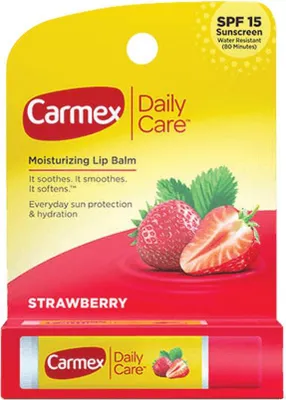 Obrázek produktu pro CARMEX | Balzám na rty, komfortní péče, ochrana proti mrazu, rtěnka | Jahoda - 4,25 g
