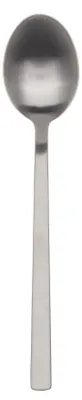 Theelöffel-Set, Edelstahl, gebürstet, silber, 3 Stück