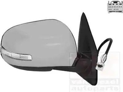Produktbild von VAN WEZEL 0978818 Außenspiegel Seitenspiegel Rechts für CITROËN C4 AIRCROSS Konvex Beheizt Grundiert