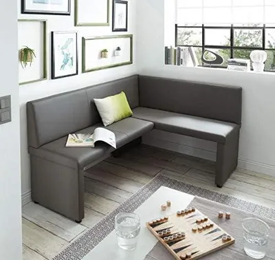 Imagen del producto de Banco Silecomplaza Taina para comedor, banco de asiento, banco de cocina (168x128, color latte LEB)