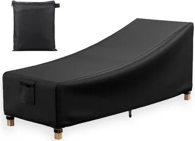 Immagine prodotto di Copri sedia da giardino - impermeabile, resistente ai raggi UV - 1 pezzo - nero - 600D Oxford