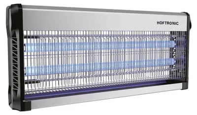 Image de HOFTRONIC - Lampe anti-moustiques LED 16W 3500 V 150 m² IP20 Noir/argent
